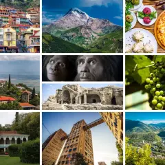 Tbilisi co zobaczyć: kolorowe domy, góra Kazbek, gruzińskie jedzenie, starożytne jaskinie, winorośl i malownicze krajobrazy.