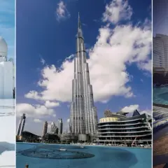 Zjednoczone Emiraty Arabskie ciekawostki: majestatyczny meczet, drapacz chmur Burdż Chalifa i relaks przy basenie.
