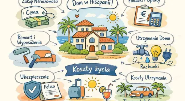 Koszty życia w Hiszpanii: zakup domu, remont, ubezpieczenie, podatki, rachunki, transport. Wszystko, co musisz wiedzieć o cenach.