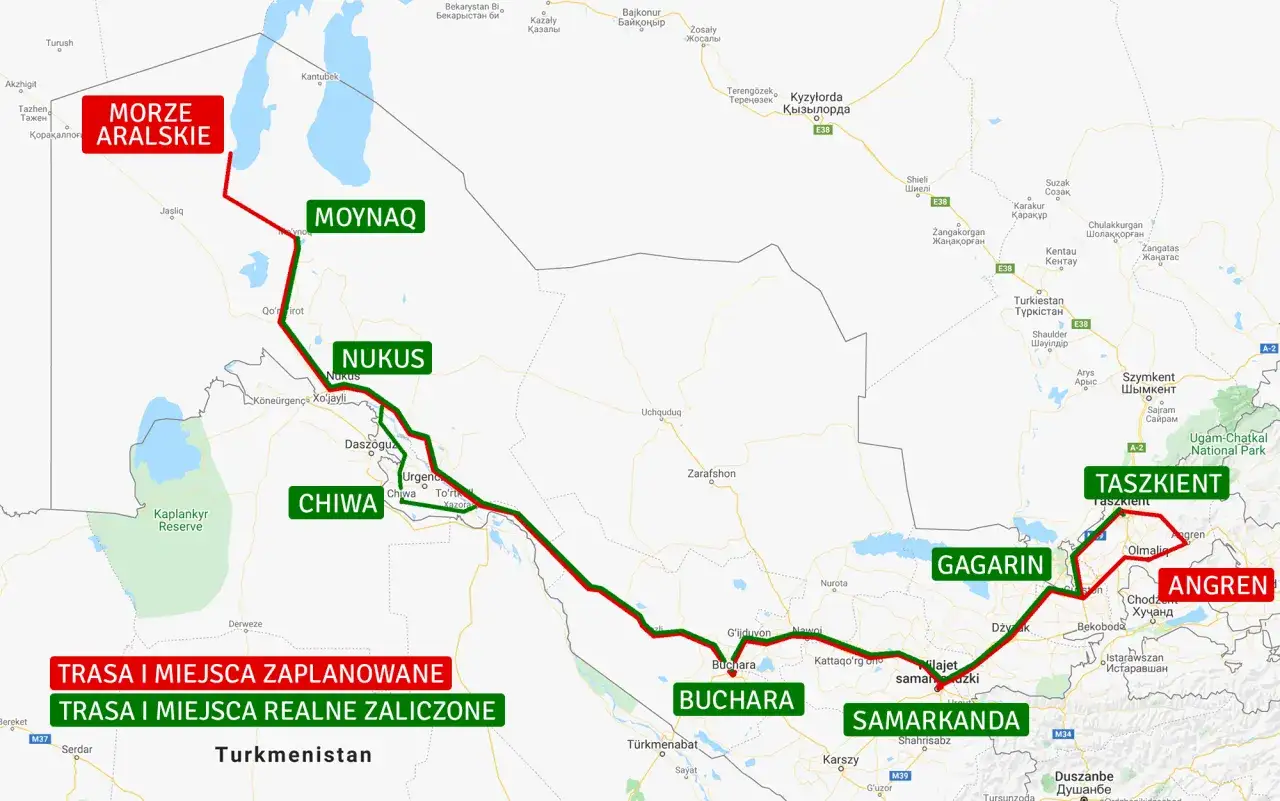 Trasa po Uzbekistanie: Morze Aralskie, Moynaq, Nukus, Chiwa, Buchara, Samarkanda, Taszkient. Zobacz te miejsca!